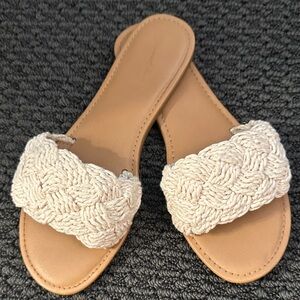 Universal Thread Braided Tan Sandals